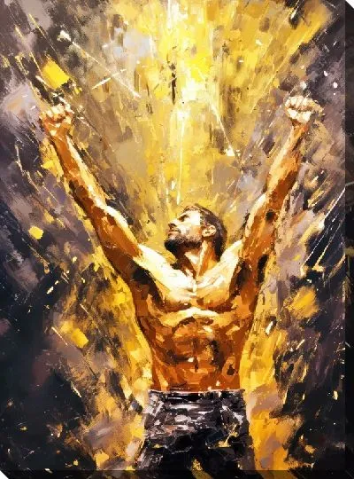 Картина маслом Фитнес №27