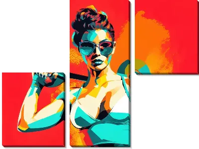 Модульная картина Фитнес №311