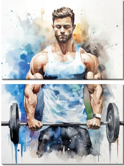 Модульная картина Фитнес №35