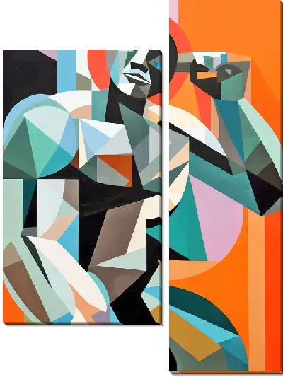 Модульная картина Фитнес №38