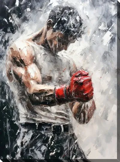 Картина маслом Фитнес №41