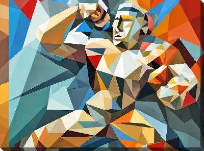 Картина маслом Фитнес №42