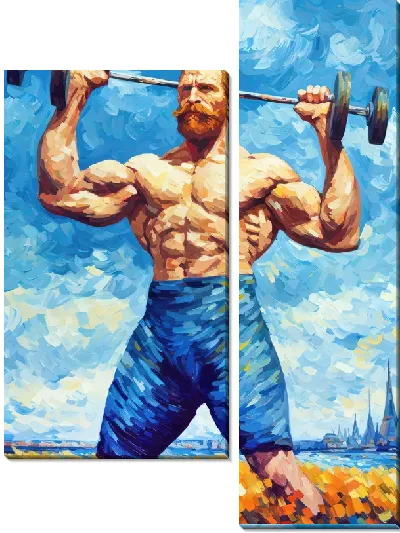 Модульная картина Фитнес №46