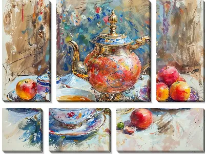 Модульная картина Чайник №103