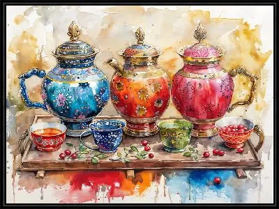 Картина Чайник №111