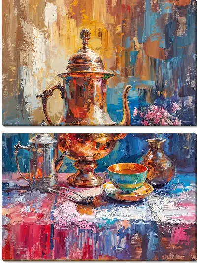 Модульная картина Чайник №115