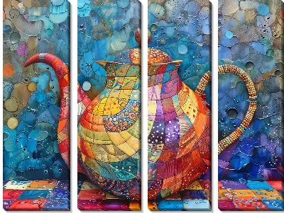 Модульная картина Чайник №122