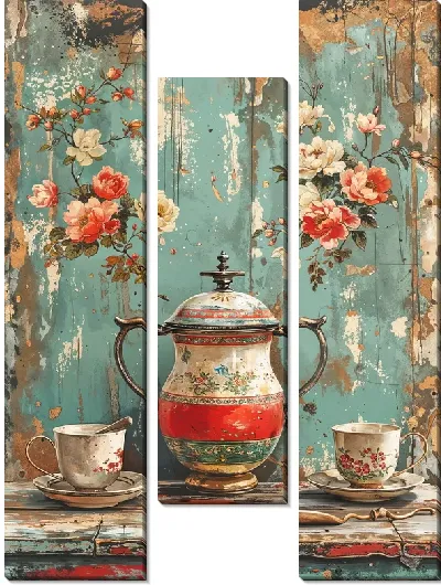 Модульная картина Чайник №125