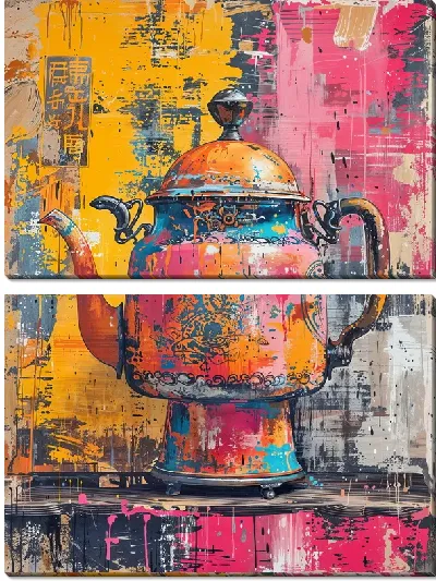 Модульная картина Чайник №135