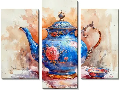 Модульная картина Чайник №138