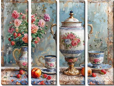 Модульная картина Чайник №139