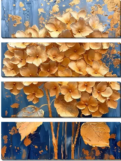 Модульная картина Гортензии №205