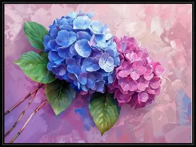 Картина Гортензии №218
