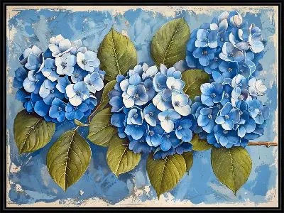 Картина Гортензии №226