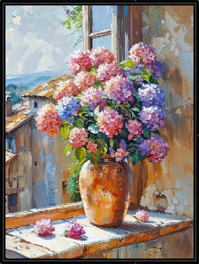 Картина Гортензии №229