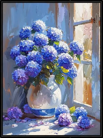 Картина Гортензии №232