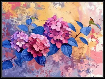 Картина Гортензии №235