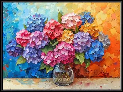 Картина Гортензии №239