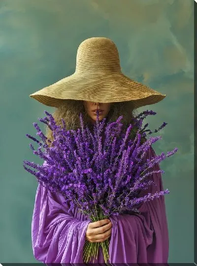 Картина маслом Лаванда №300