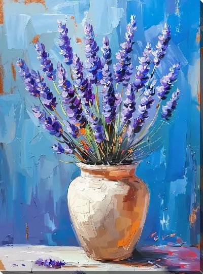 Картина маслом Лаванда №303