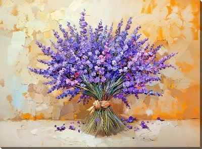 Картина маслом Лаванда №305