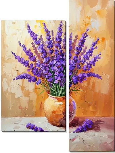 Модульная картина Лаванда №315