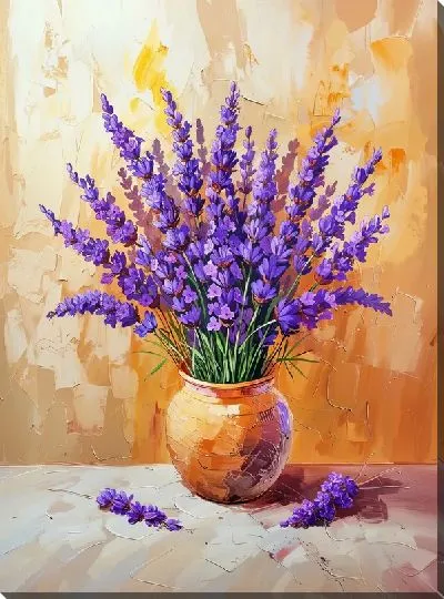 Картина маслом Лаванда №315