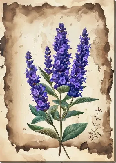 Картина маслом Лаванда №320