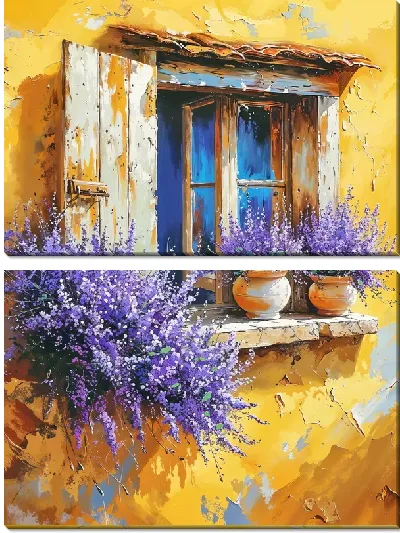 Модульная картина Лаванда №322