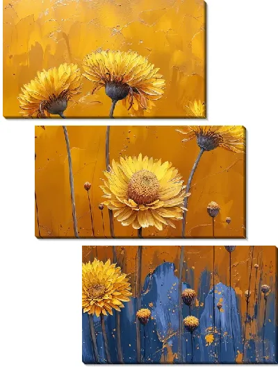 Модульная картина Одуванчики №310