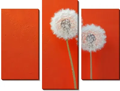 Модульная картина Одуванчики №320