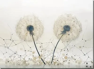 Картина маслом Одуванчики №331