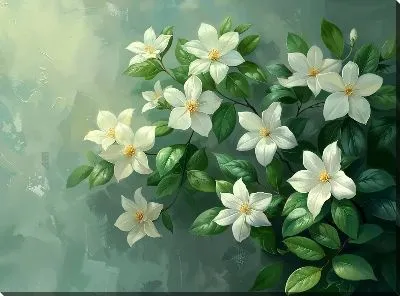 Картина маслом Магнолия №150