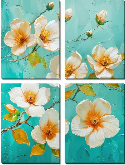 Модульная картина Магнолия №166
