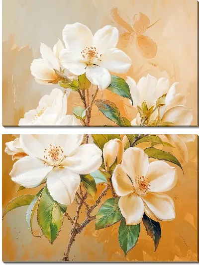 Модульная картина Магнолия №170