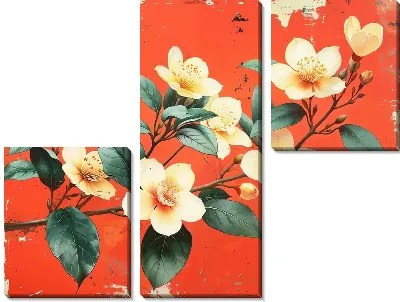 Модульная картина Магнолия №190