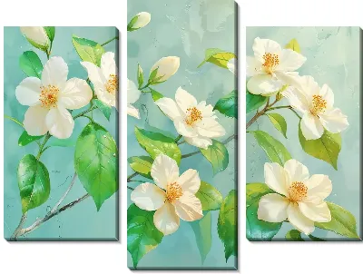 Модульная картина Магнолия №191