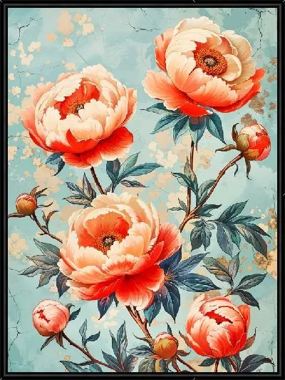 Картина Пионы №400