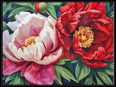 Картина Пионы №401