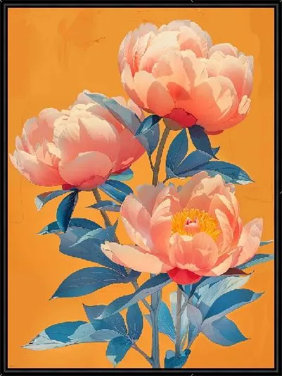 Картина Пионы №403