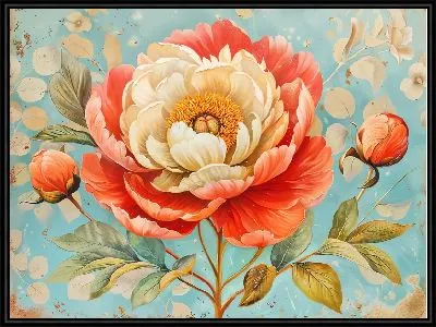 Картина Пионы №405