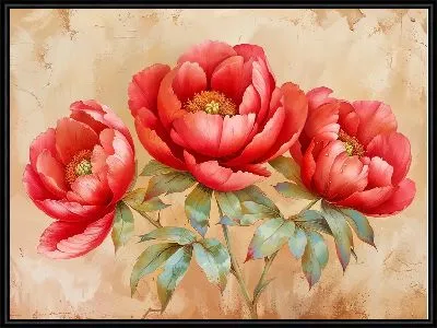 Картина Пионы №407