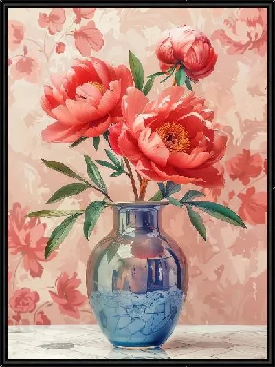 Картина Пионы №418