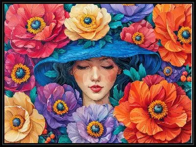 Картина Пионы №430