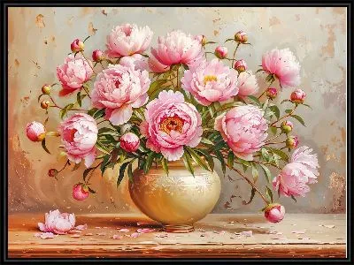 Картина Пионы №436