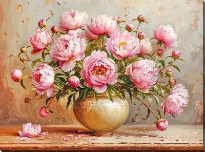 Постер Пионы №436