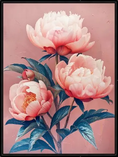 Картина Пионы №443
