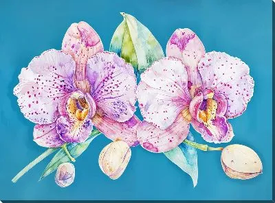 Картина маслом Орхидеи №113
