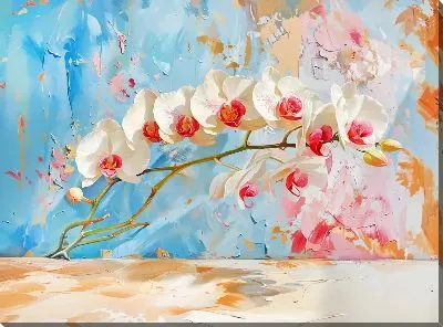 Картина маслом Орхидеи №121