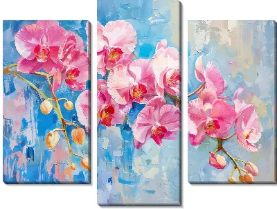 Модульная картина Орхидеи №123